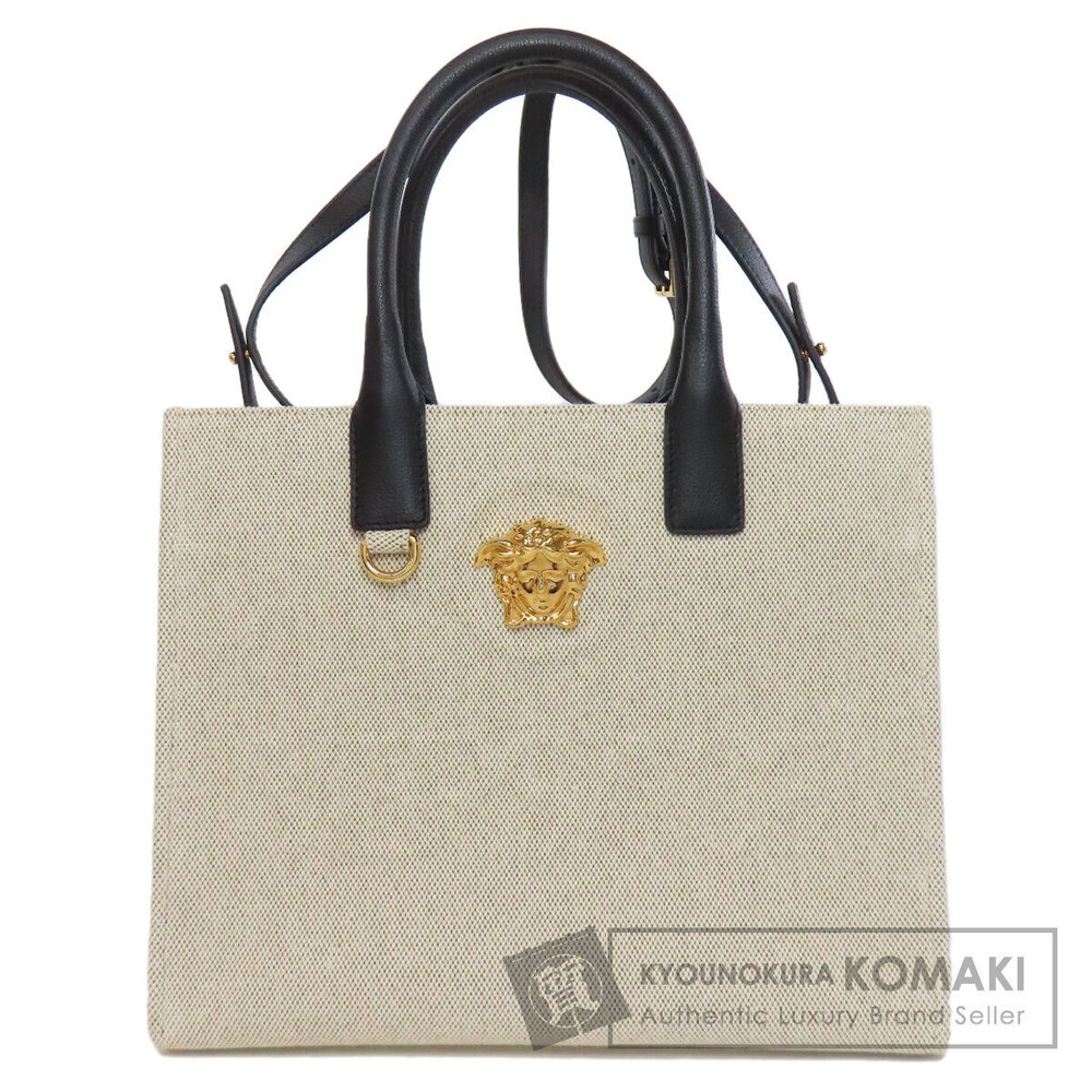 Versace La Medusa Tote Bag Canvas